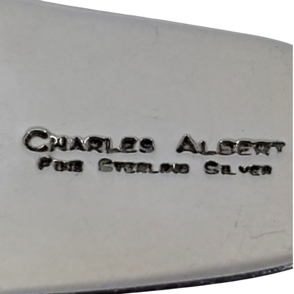 Charles Albert Sterling Silver Biwa Pearl Earrings #20499 - Picture 9 of 9